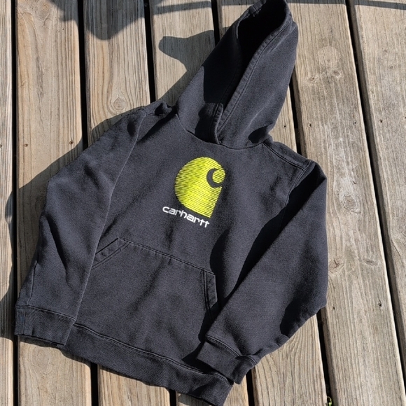 Carhartt Other - 14/16 Carhartt Black and Yellow Sweatshirt for Effortless Style